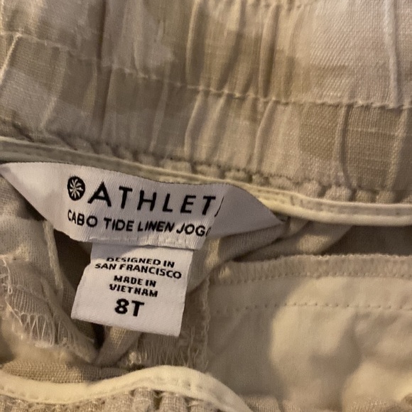 COPY - Athleta Cabo Tide Linen Jogger Women’s Size 8 T - Picture 5 of 5